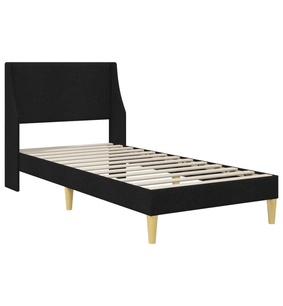 Bed Frame with Mattress and Headboard Polyester