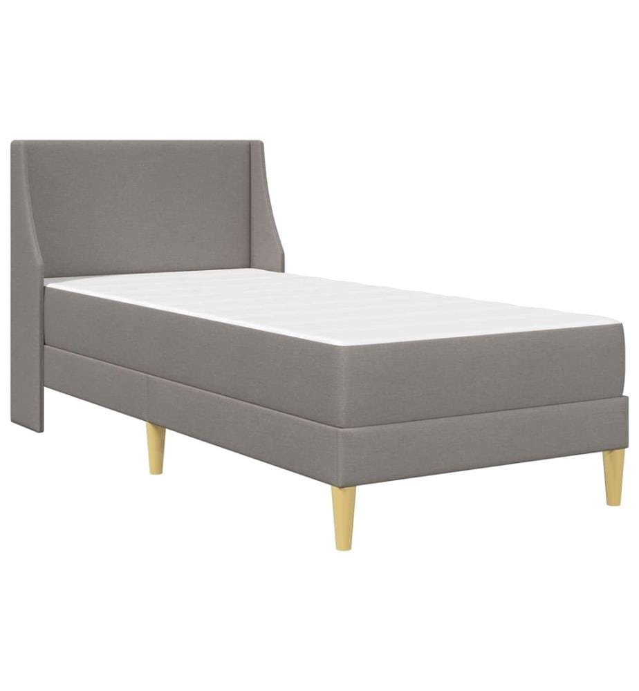 Bed Frame with Mattress and Headboard Polyester
