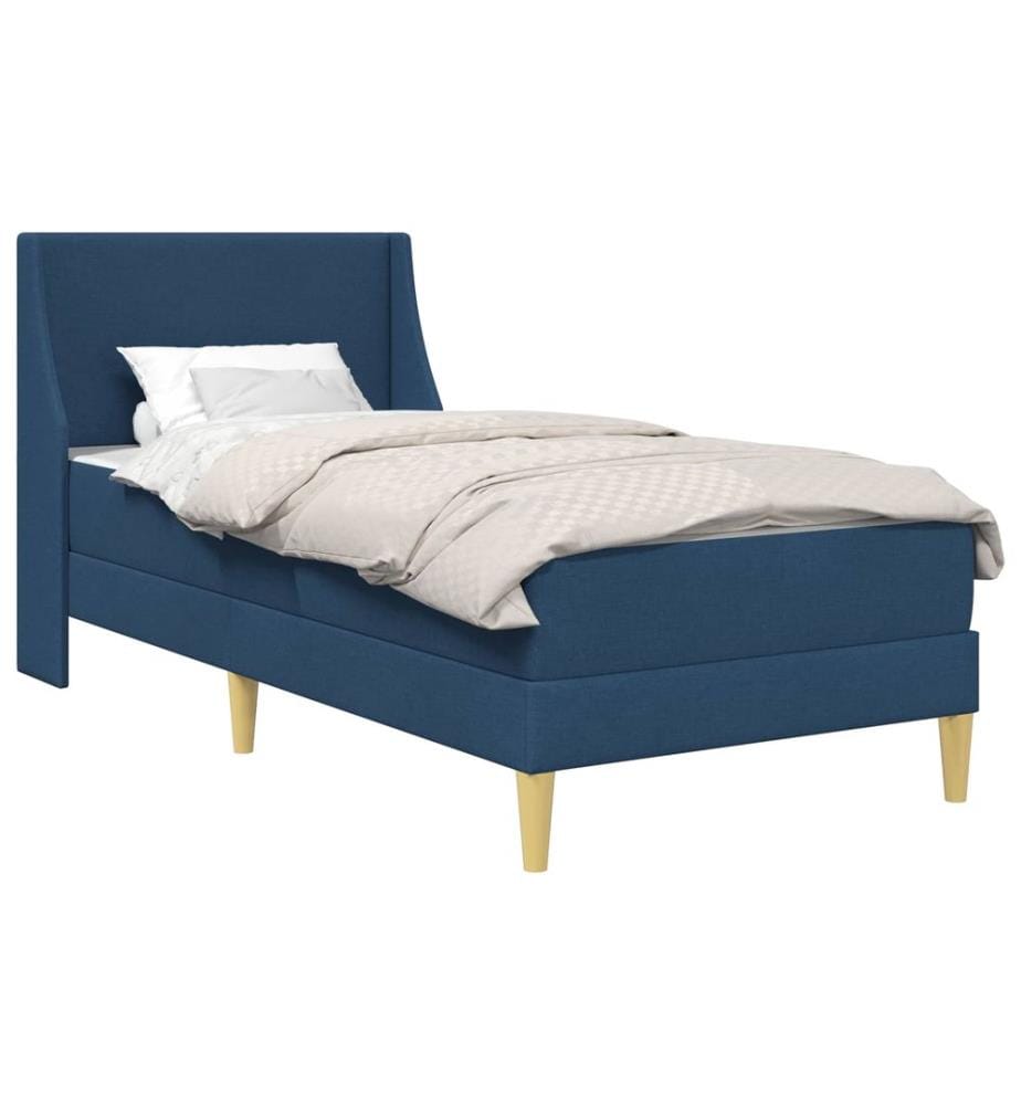 Bed Frame with Mattress and Headboard Polyester