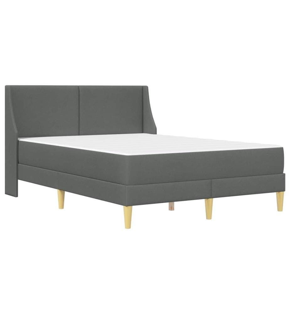 Bed Frame with Mattress and Headboard Polyester