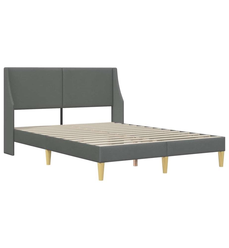 Bed Frame with Mattress and Headboard Polyester