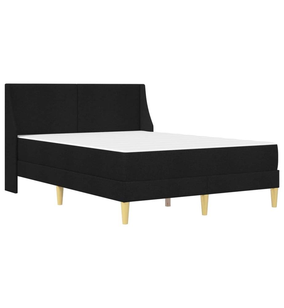 Bed Frame with Mattress and Headboard Polyester