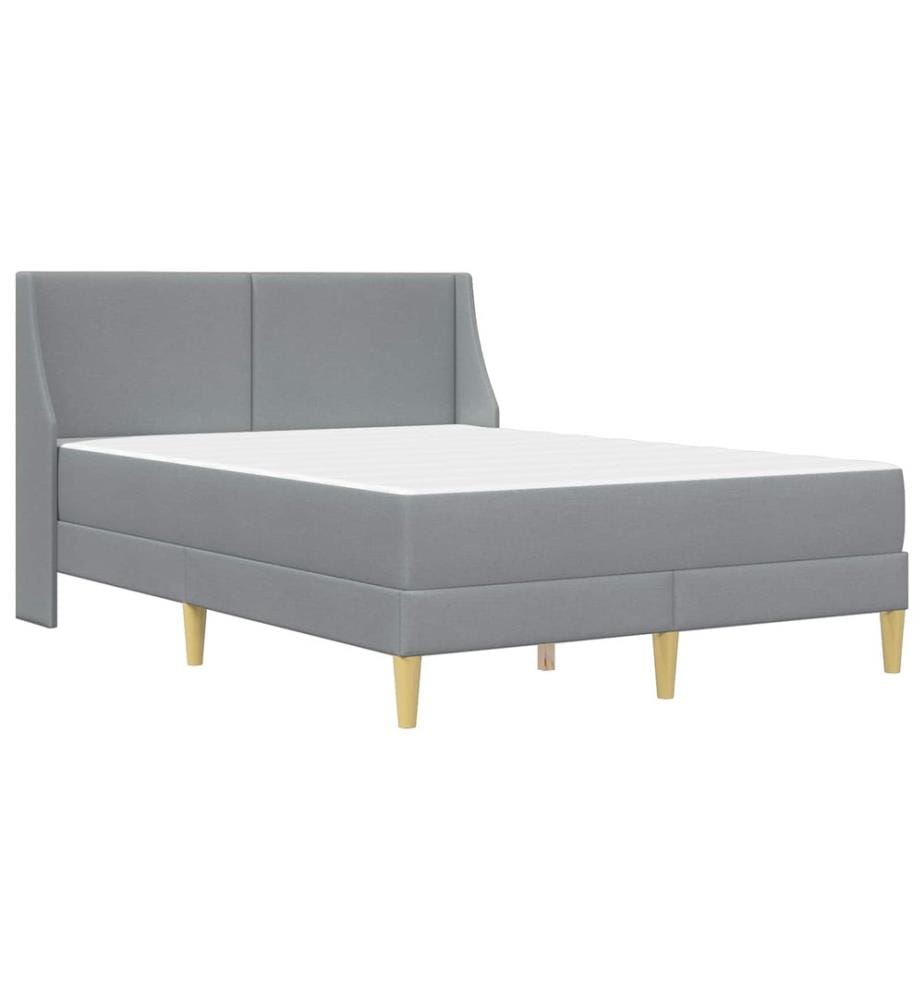 Bed Frame with Mattress and Headboard Polyester