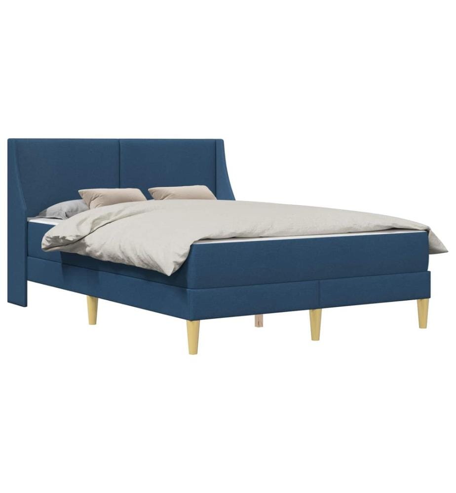 Bed Frame with Mattress and Headboard Polyester