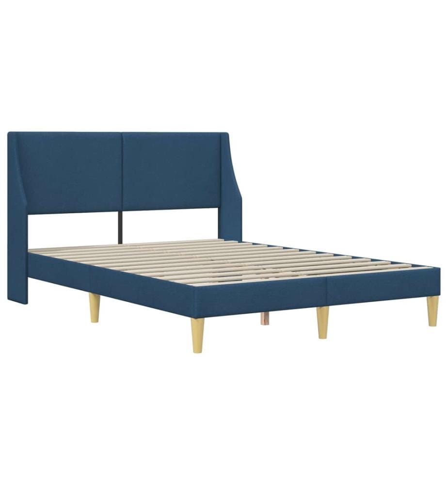 Bed Frame with Mattress and Headboard Polyester