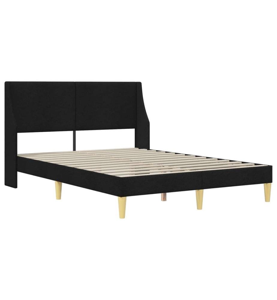 Bed Frame with Mattress and Headboard Polyester