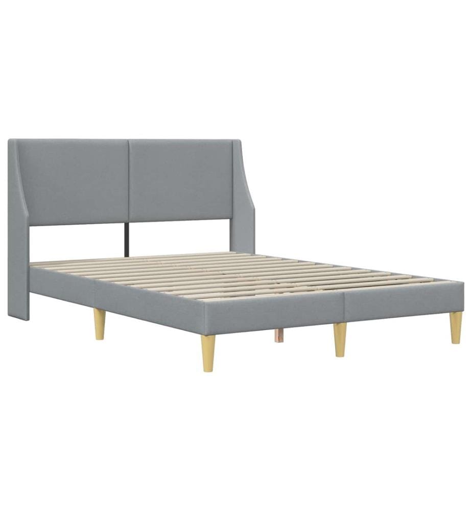 Bed Frame with Mattress and Headboard Polyester