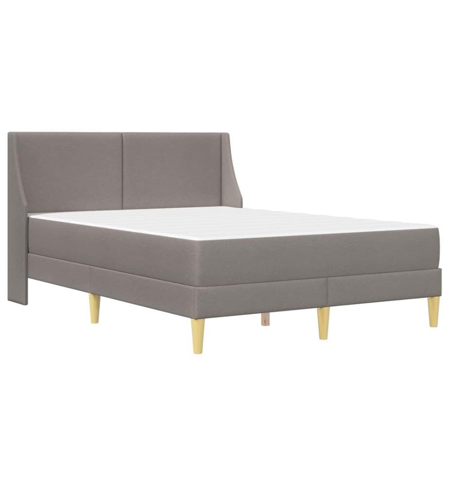 Bed Frame with Mattress and Headboard Polyester