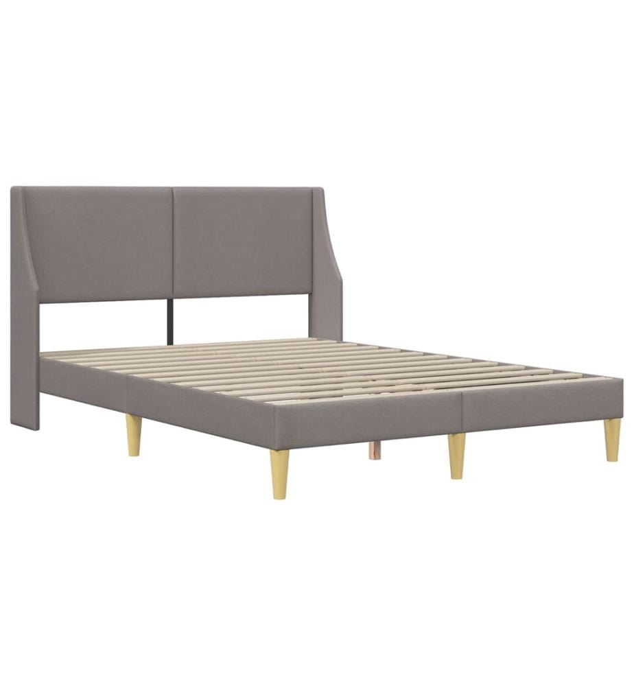 Bed Frame with Mattress and Headboard Polyester