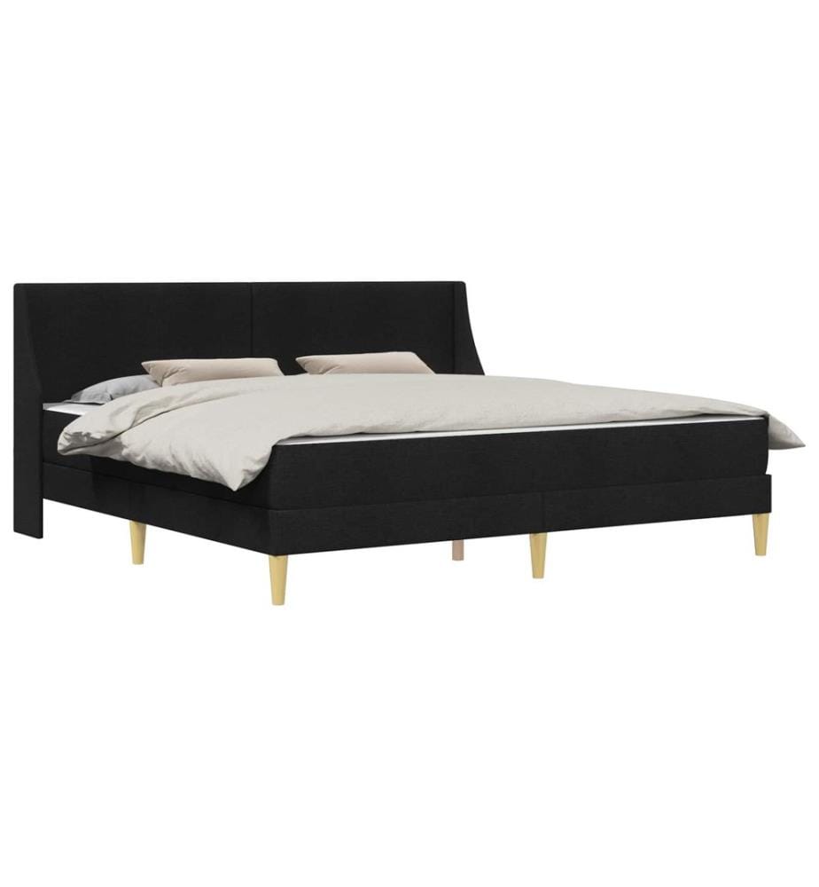 Bed Frame with Mattress and Headboard Polyester
