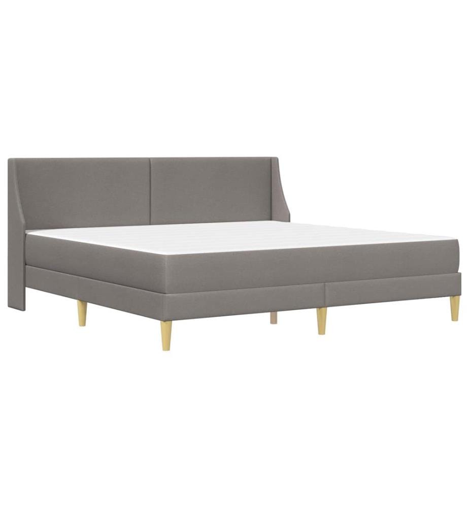 Bed Frame with Mattress and Headboard Polyester