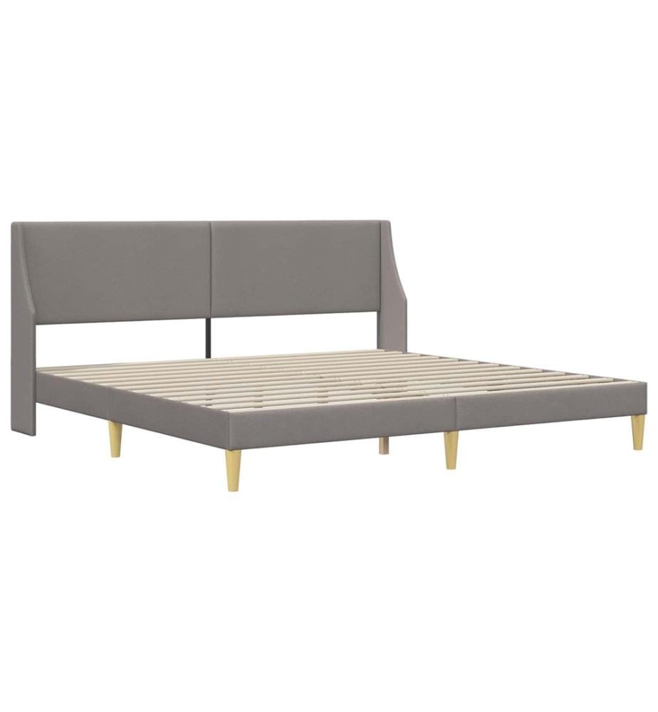 Bed Frame with Mattress and Headboard Polyester