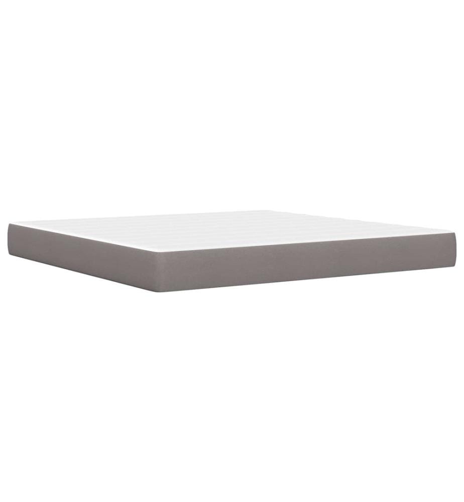 Bed Frame with Mattress and Headboard Polyester