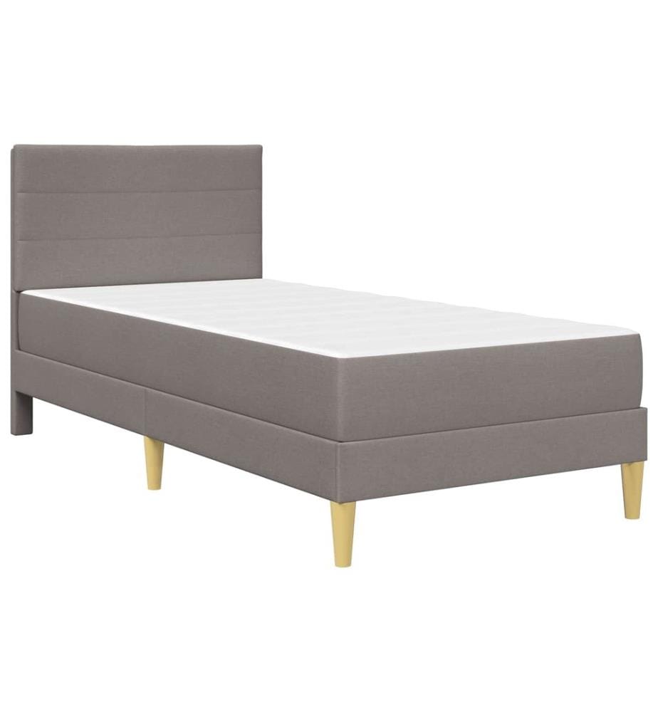 Cadre de lit Taupe 100 x 200 cm Polyester