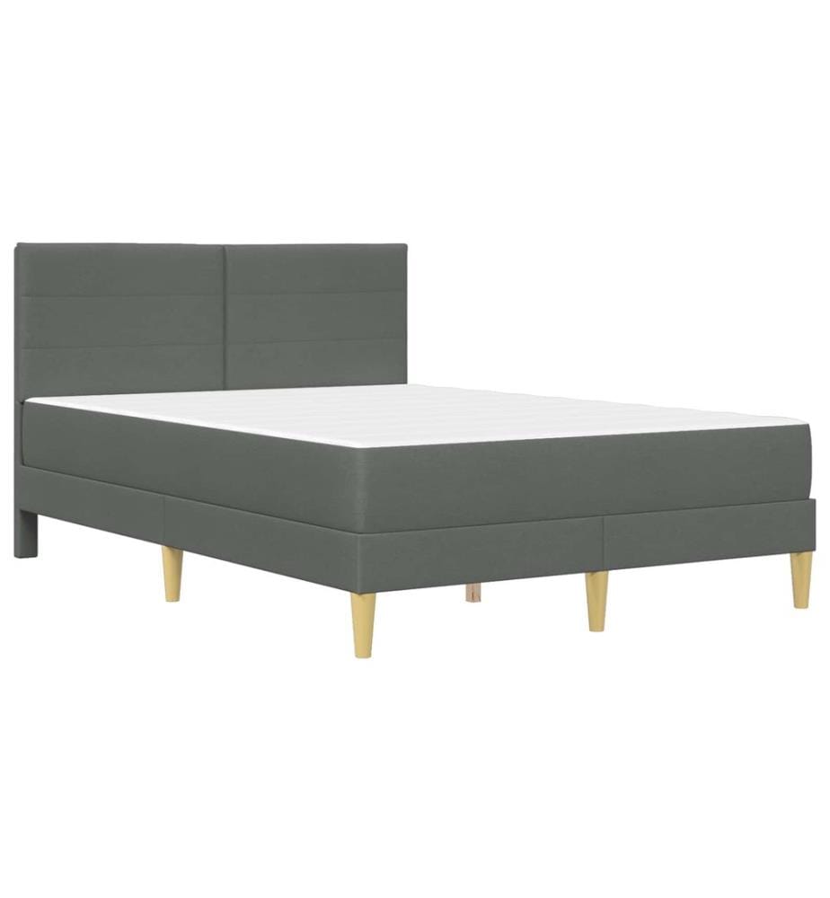 Bed frame Dark grey 120 x 200 cm Polyester