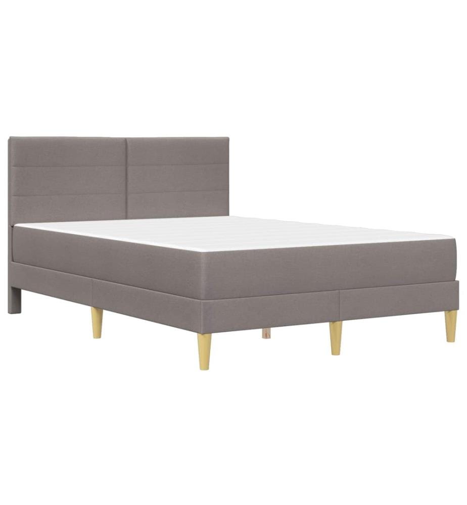 Cadre de lit Taupe 160 x 200 cm Polyester