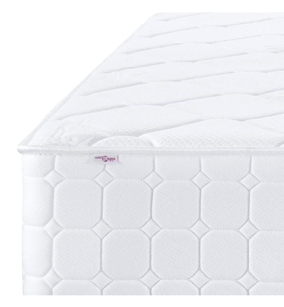 Pocket sprung mattress medium firmness 140x190 cm