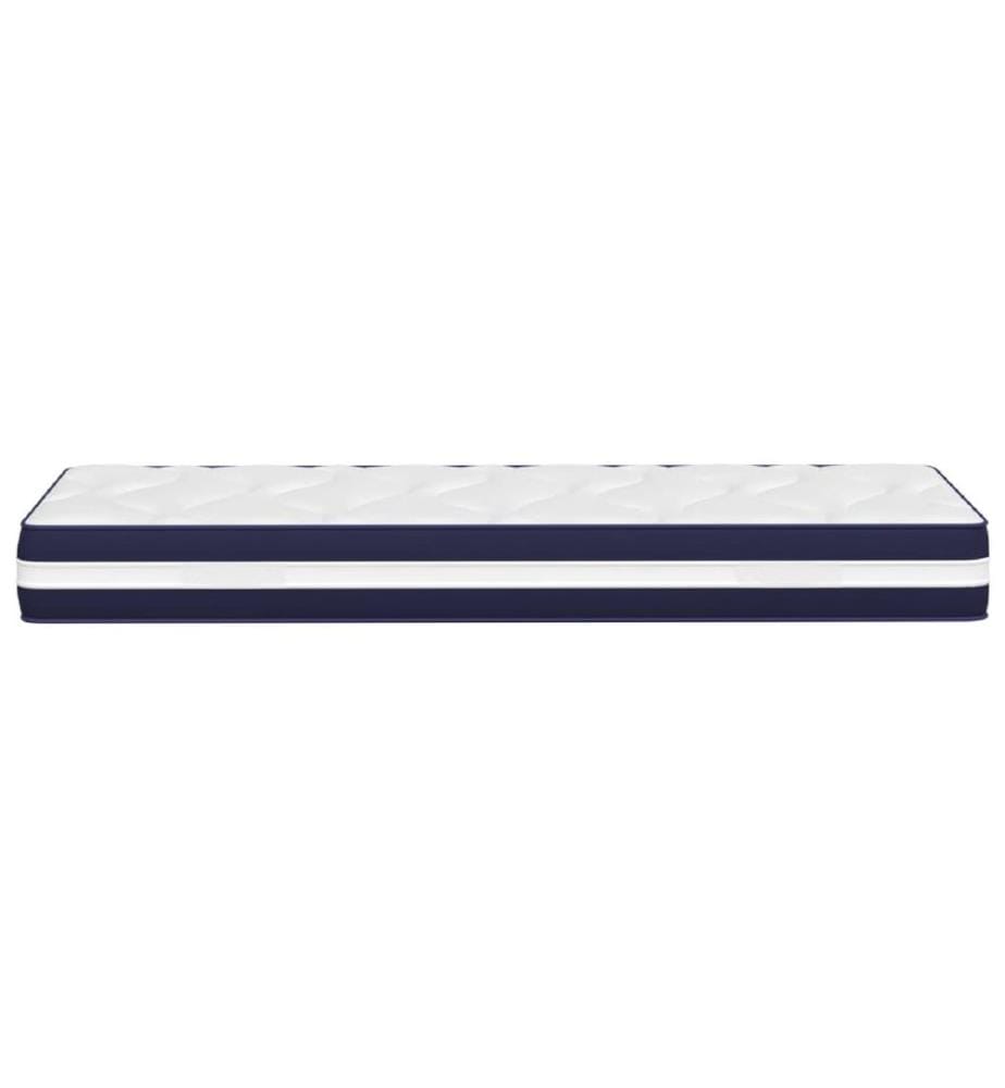 Matelas à ressorts ensachés dureté moyenne 90x190 cm