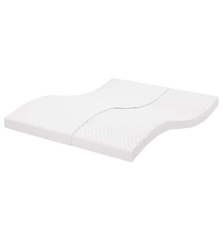 Foam Mattress White 180x210 cm 7 Zones Hardness 20 ILD