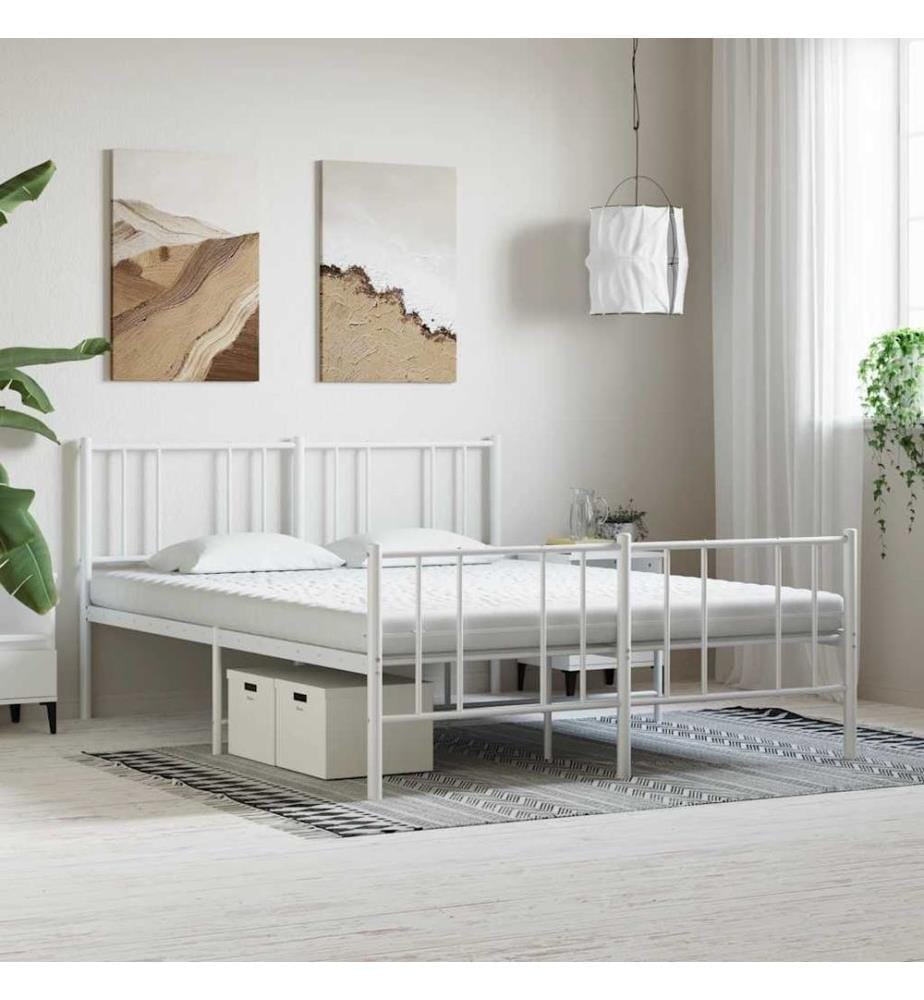 Foam Mattress White 180x210 cm 7 Zones Hardness 20 ILD