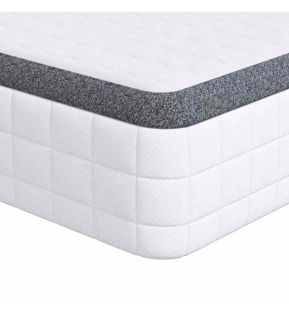 Mattress 2 pcs White and Grey 60 x 200 cm Bonell Spring