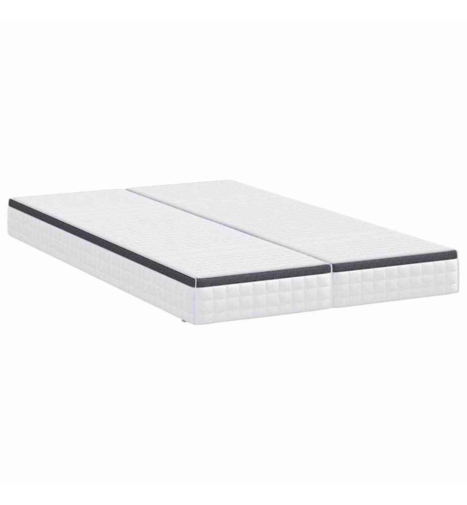 Mattress 2 pcs White and Grey 60 x 200 cm Bonell Spring