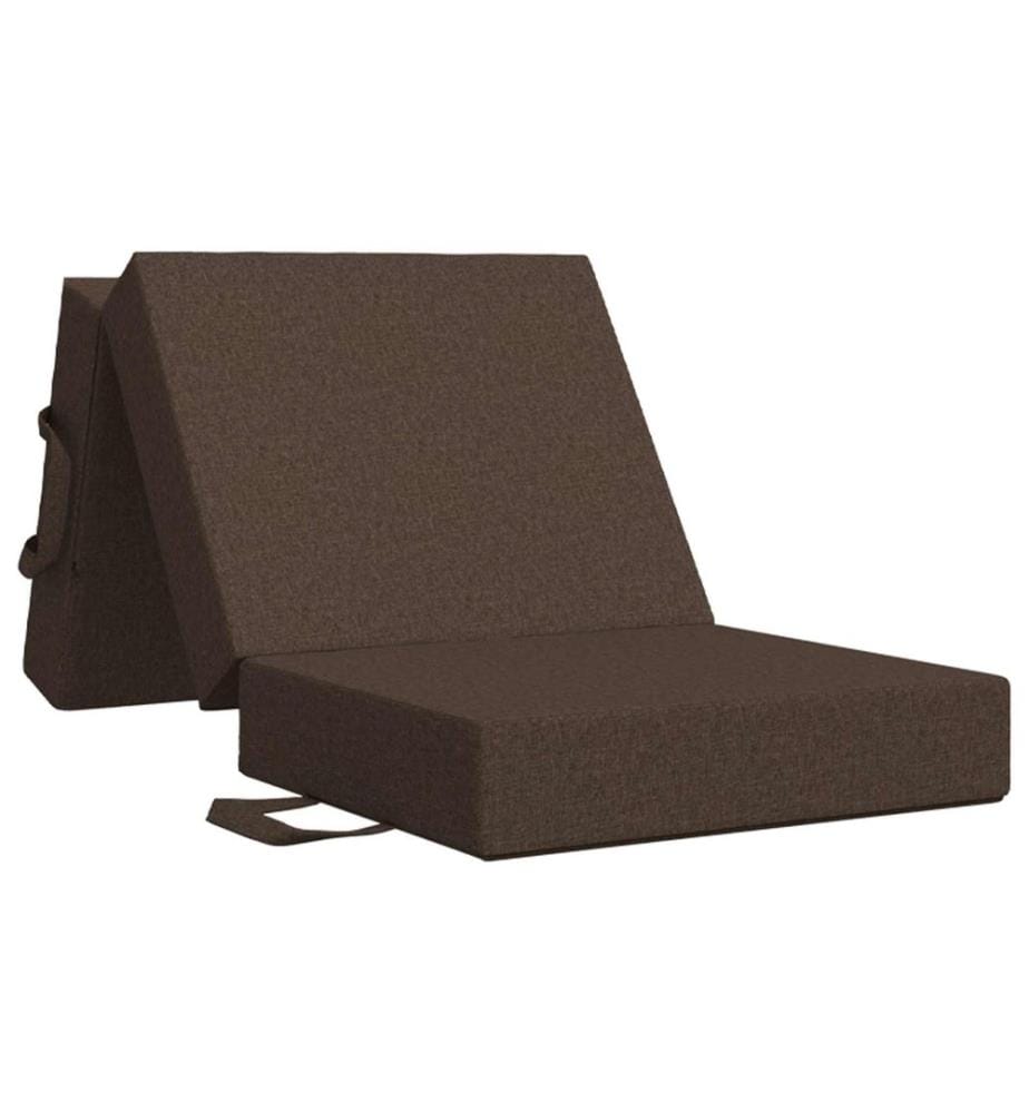 Canapé-lit pliable 90 x 63 x 45 cm Taupe