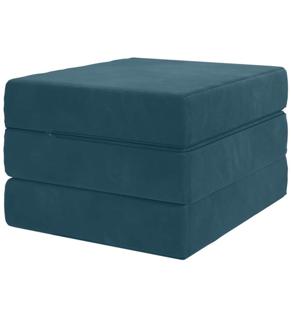 Canapé-lit pliable 90 x 63 x 45 cm Bleu