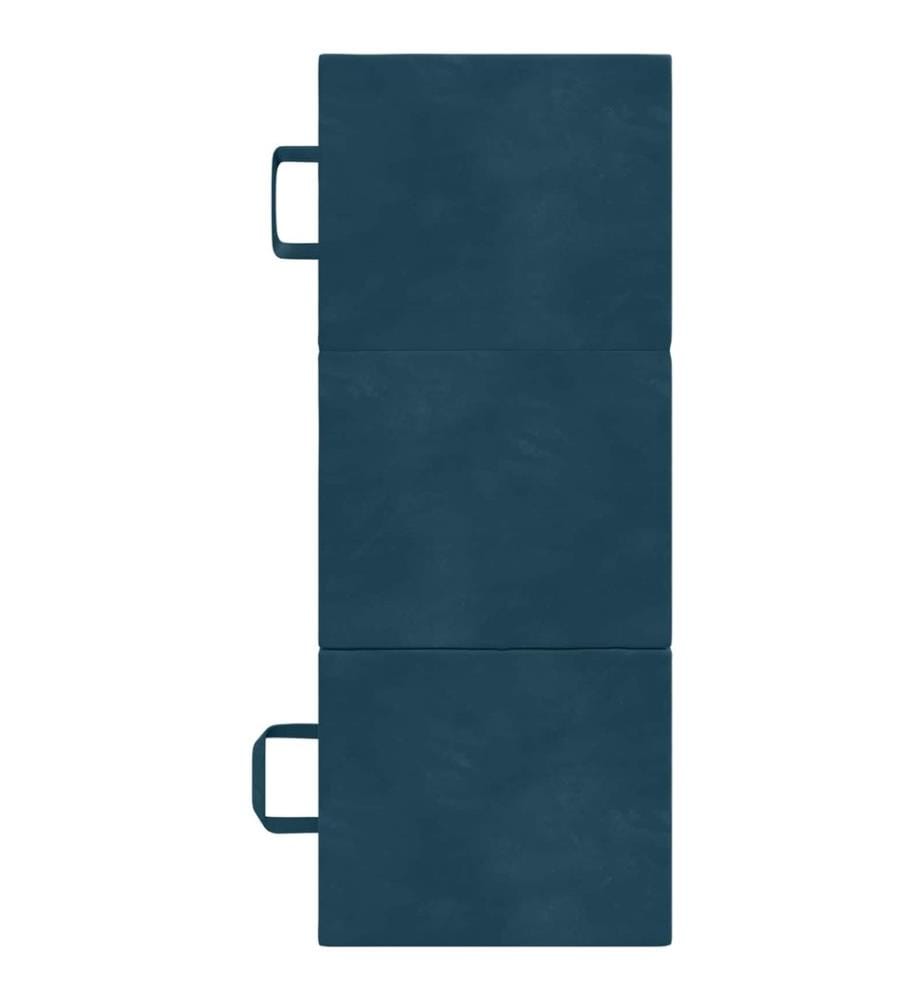 Canapé-lit pliable 90 x 63 x 45 cm Bleu