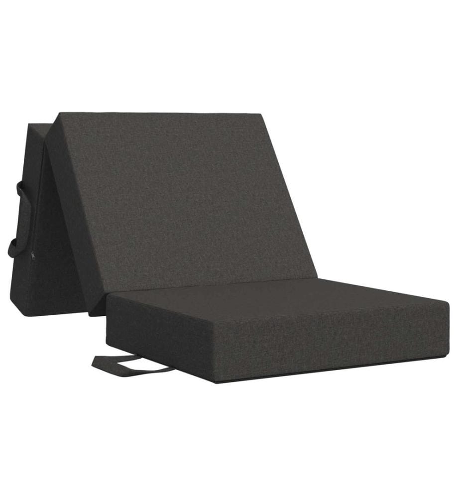 Klappsofa Bett 75 x 67 x 45 cm Dunkelgrau