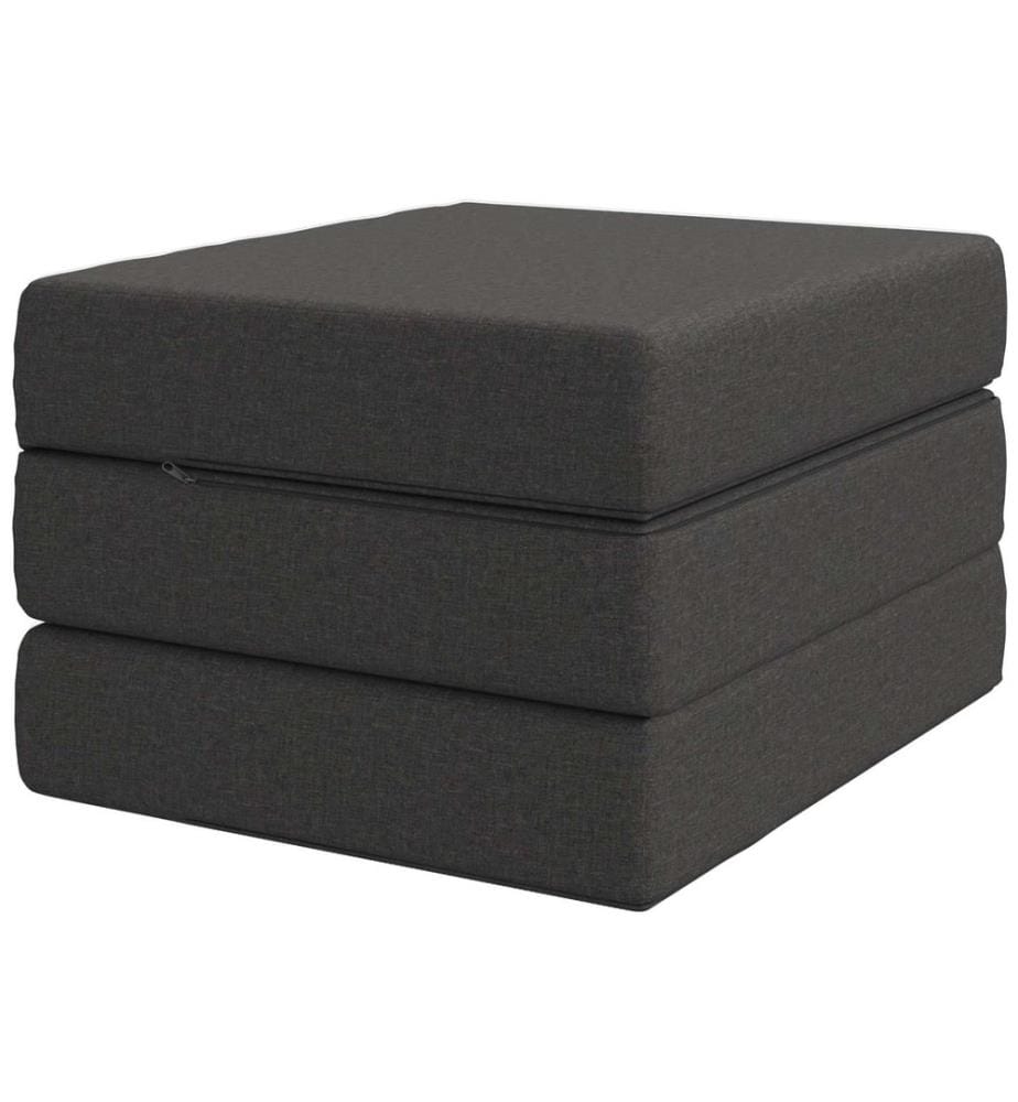 Klappsofa Bett 75 x 67 x 45 cm Dunkelgrau
