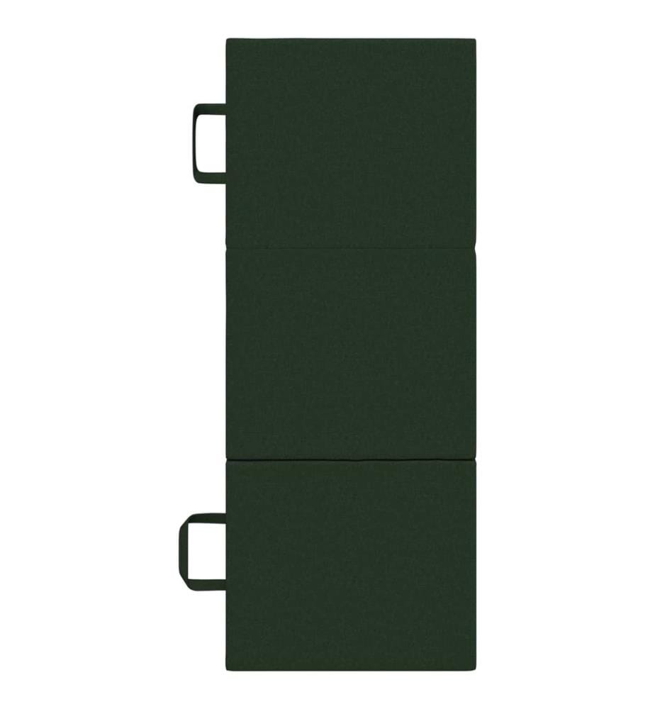 Canapé-lit pliable 75 x 67 x 45 cm Vert foncé