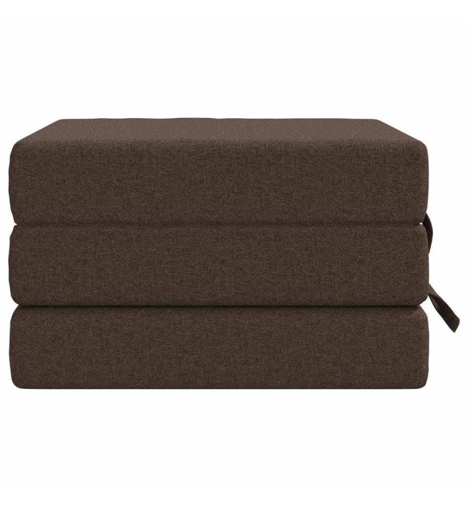 Canapé-lit pliable 75 x 67 x 45 cm Taupe