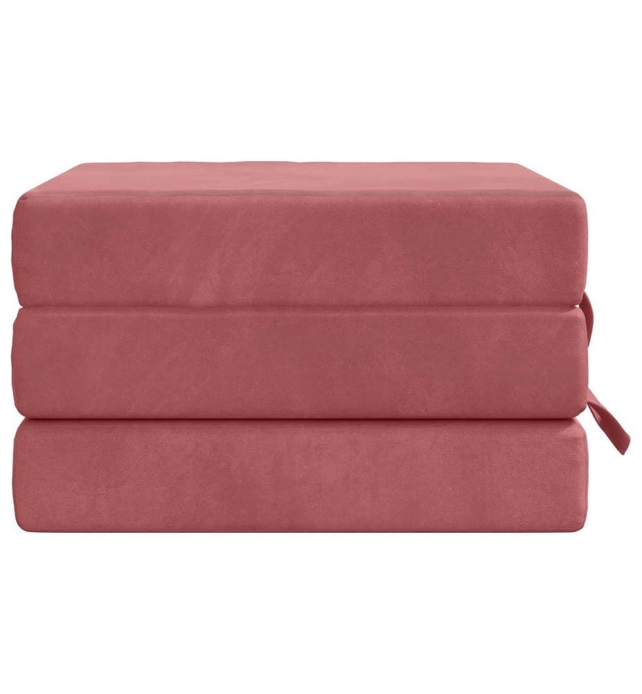 Canapé-lit pliable 75 x 67 x 45 cm Rose