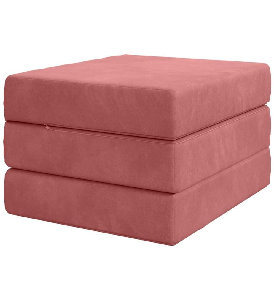 Canapé-lit pliable 75 x 67 x 45 cm Rose