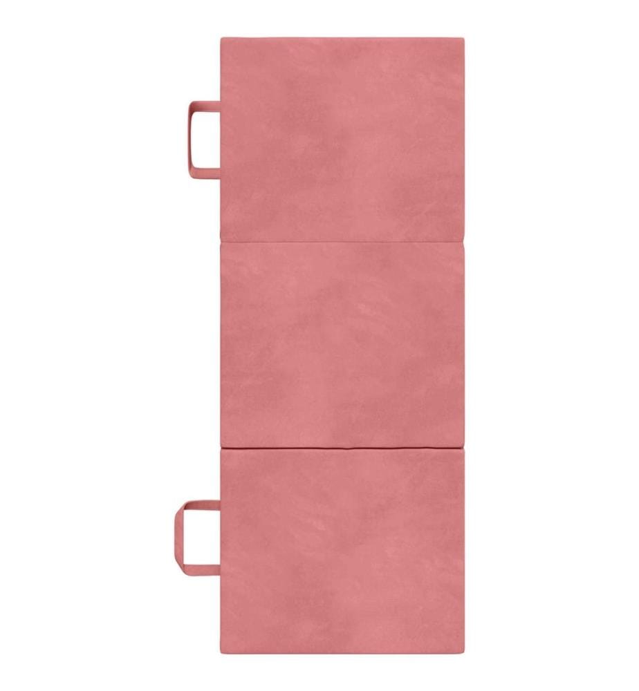 Canapé-lit pliable 75 x 67 x 45 cm Rose