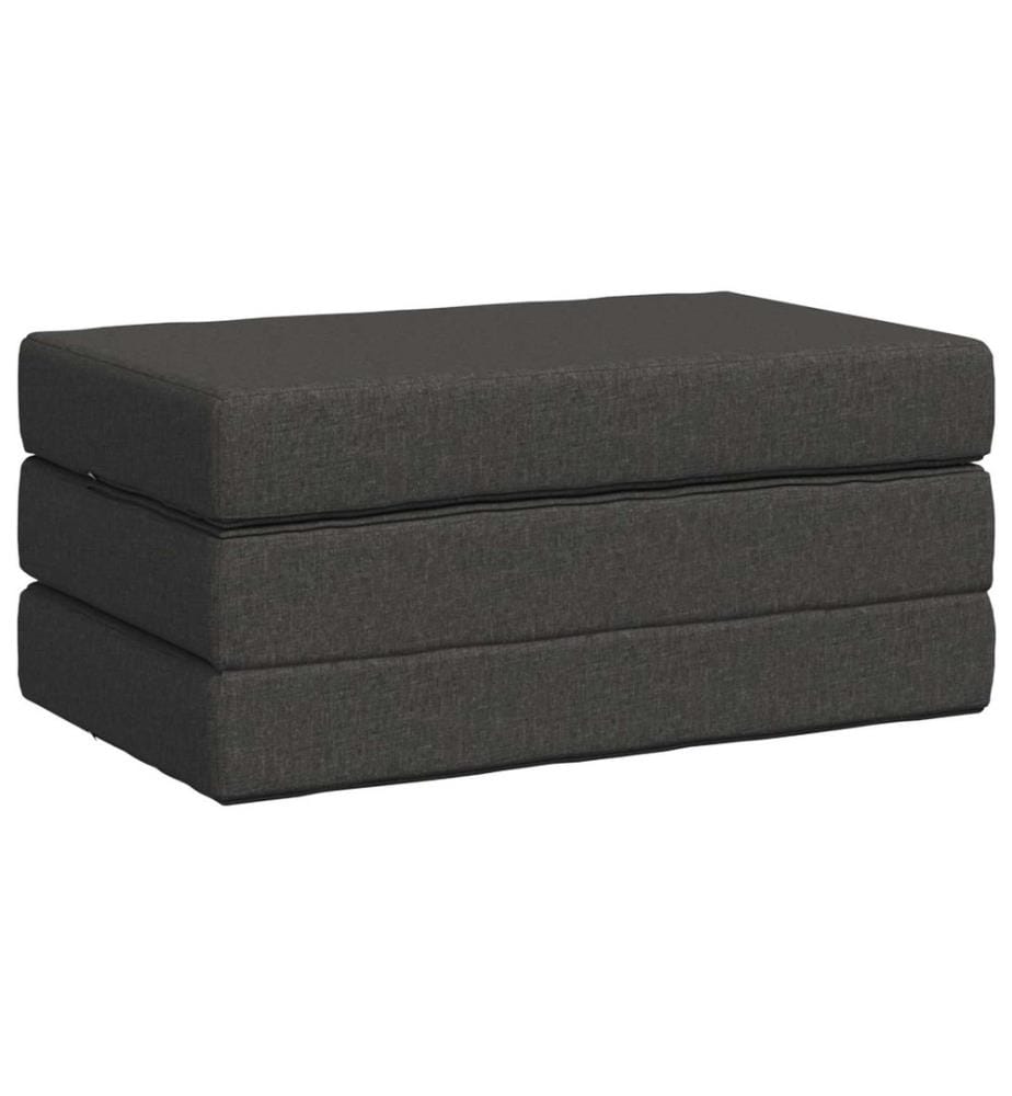 Canapé-lit pliable 80 x 67 x 45 cm Gris foncé