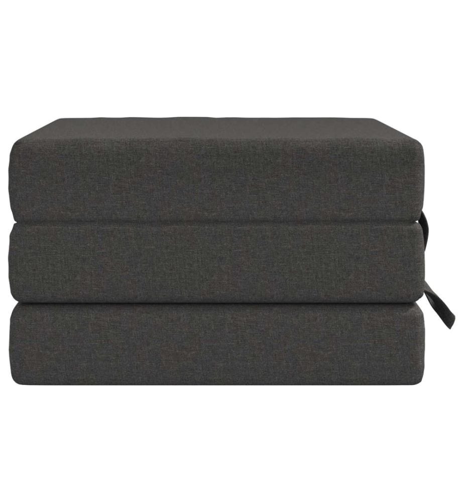 Klappsofa Bett 90 x 67 x 45 cm Dunkelgrau