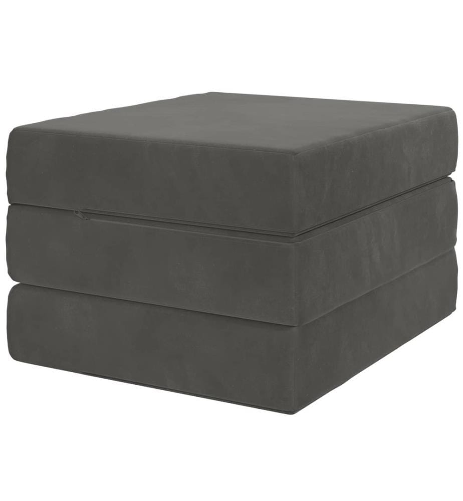 Klappsofa Bett 90 x 67 x 45 cm Dunkelgrau