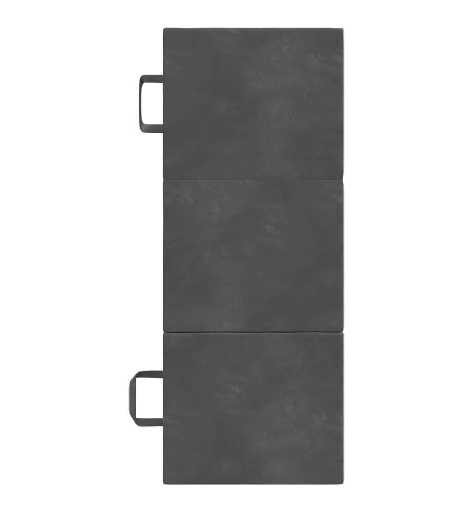 Klappsofa Bett 90 x 67 x 45 cm Dunkelgrau