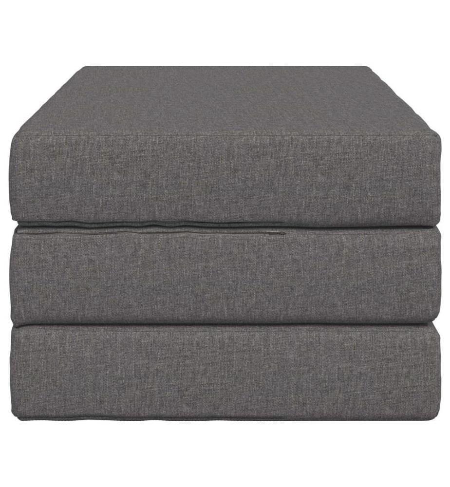 Klappsofa Bett 100 x 67 x 45 cm Hellgrau