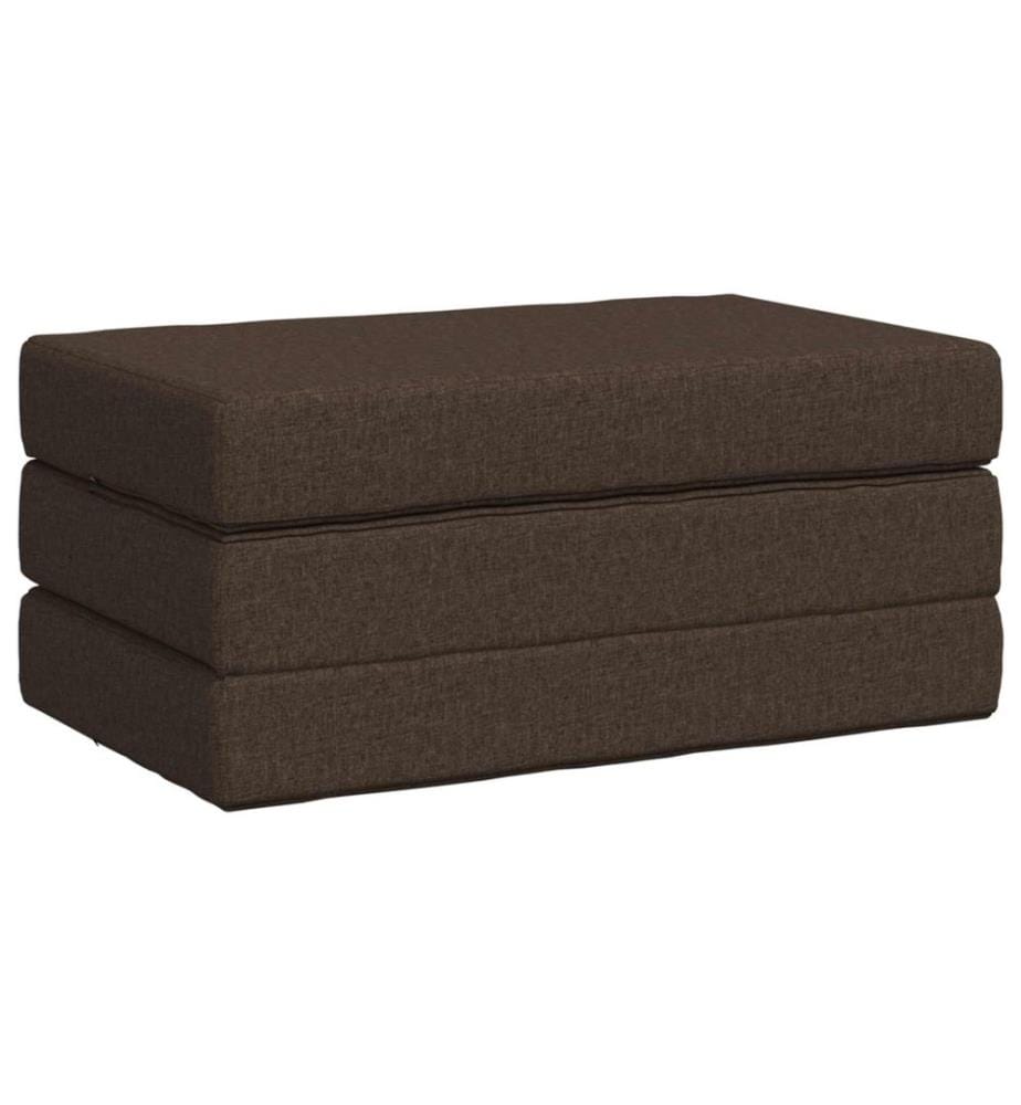 Canapé-lit pliable 100 x 67 x 45 cm Taupe