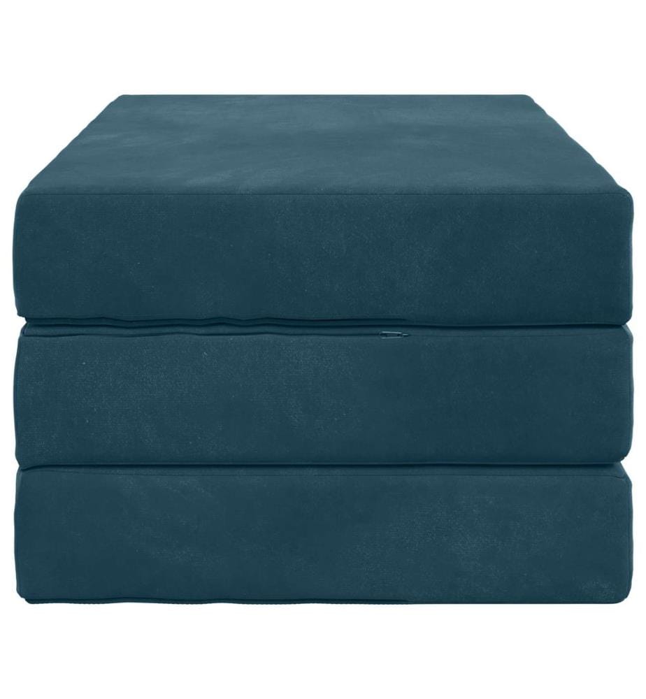 Klappsofa Bett 100 x 67 x 45 cm Blau