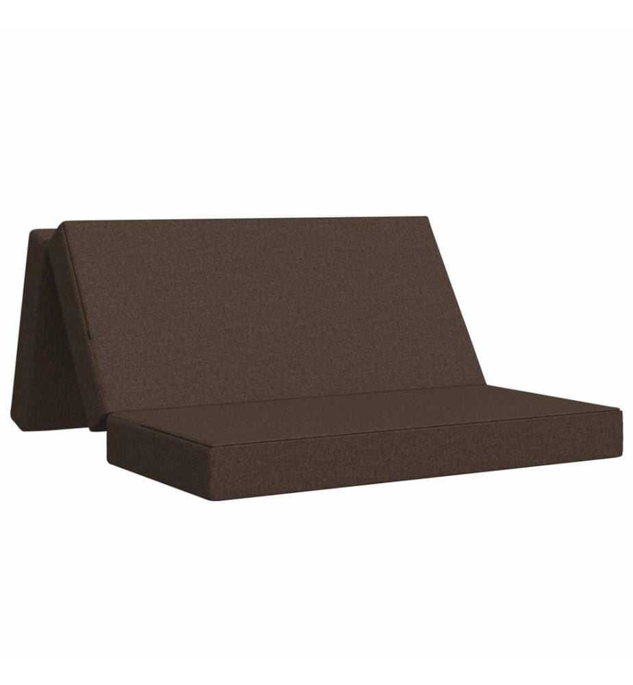 Canapé-lit pliable 120 x 67 x 45 cm Taupe