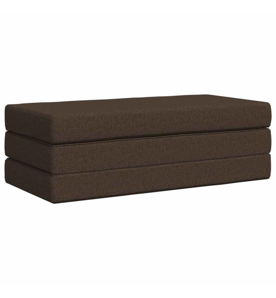 Canapé-lit pliable 120 x 67 x 45 cm Taupe