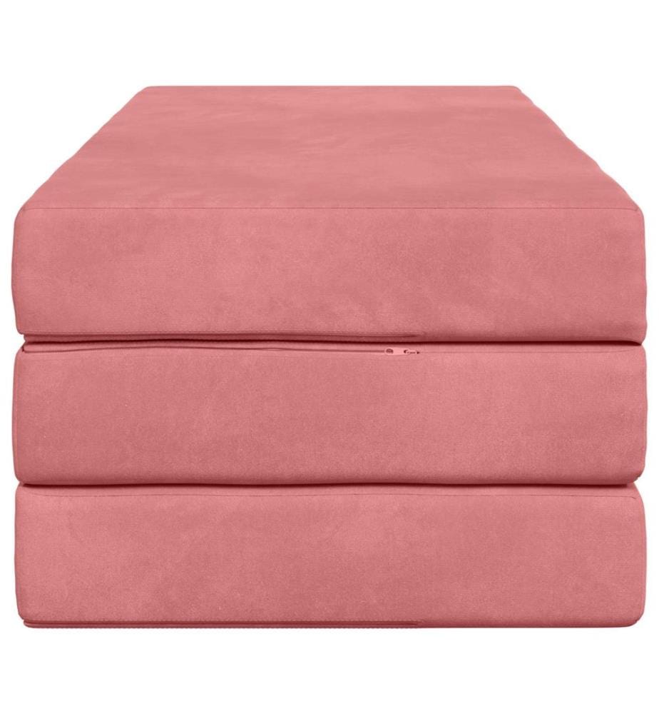 Canapé-lit pliable 120 x 67 x 45 cm Rose