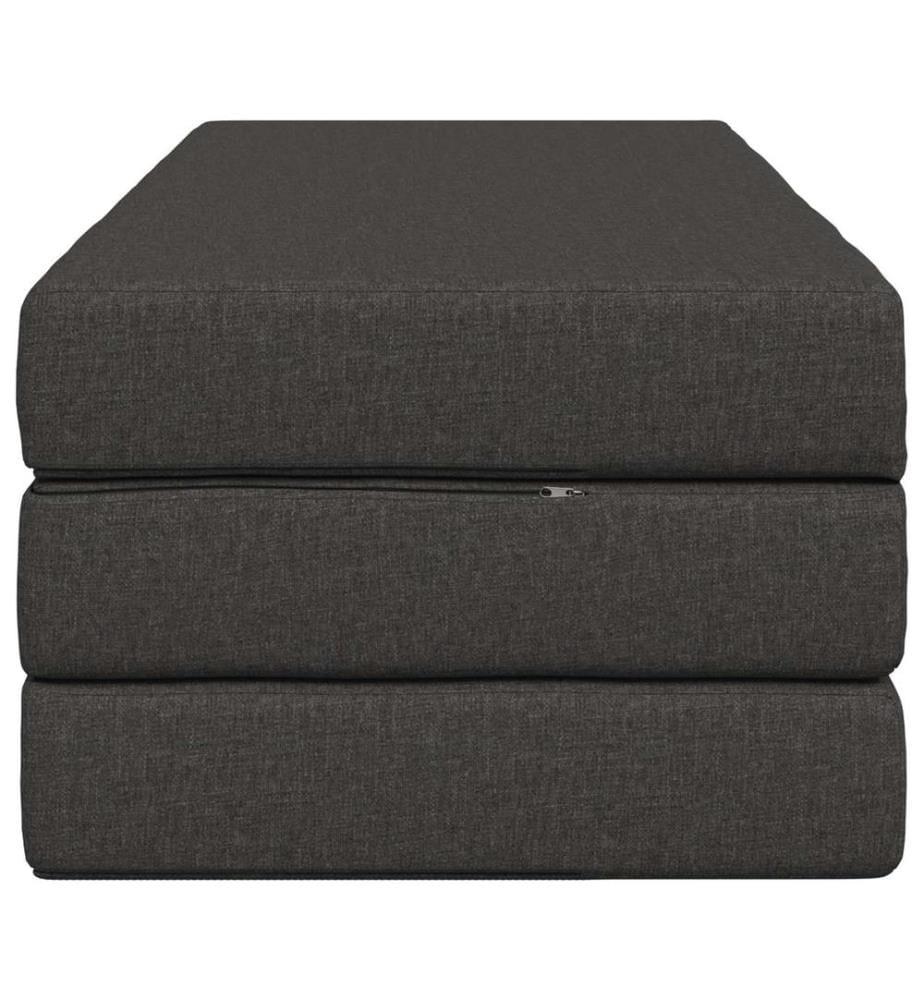 Klappsofa Bett 140 x 67 x 45 cm Dunkelgrau
