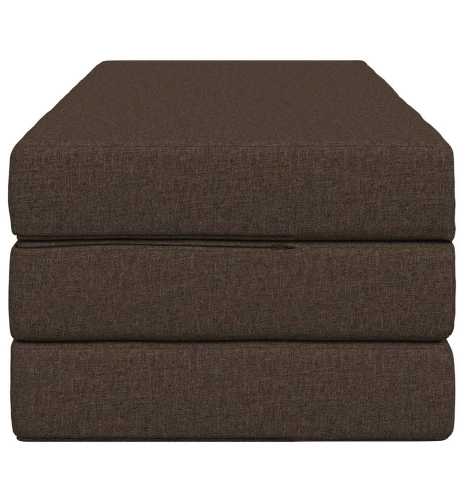 Canapé-lit pliable 140 x 67 x 45 cm Taupe