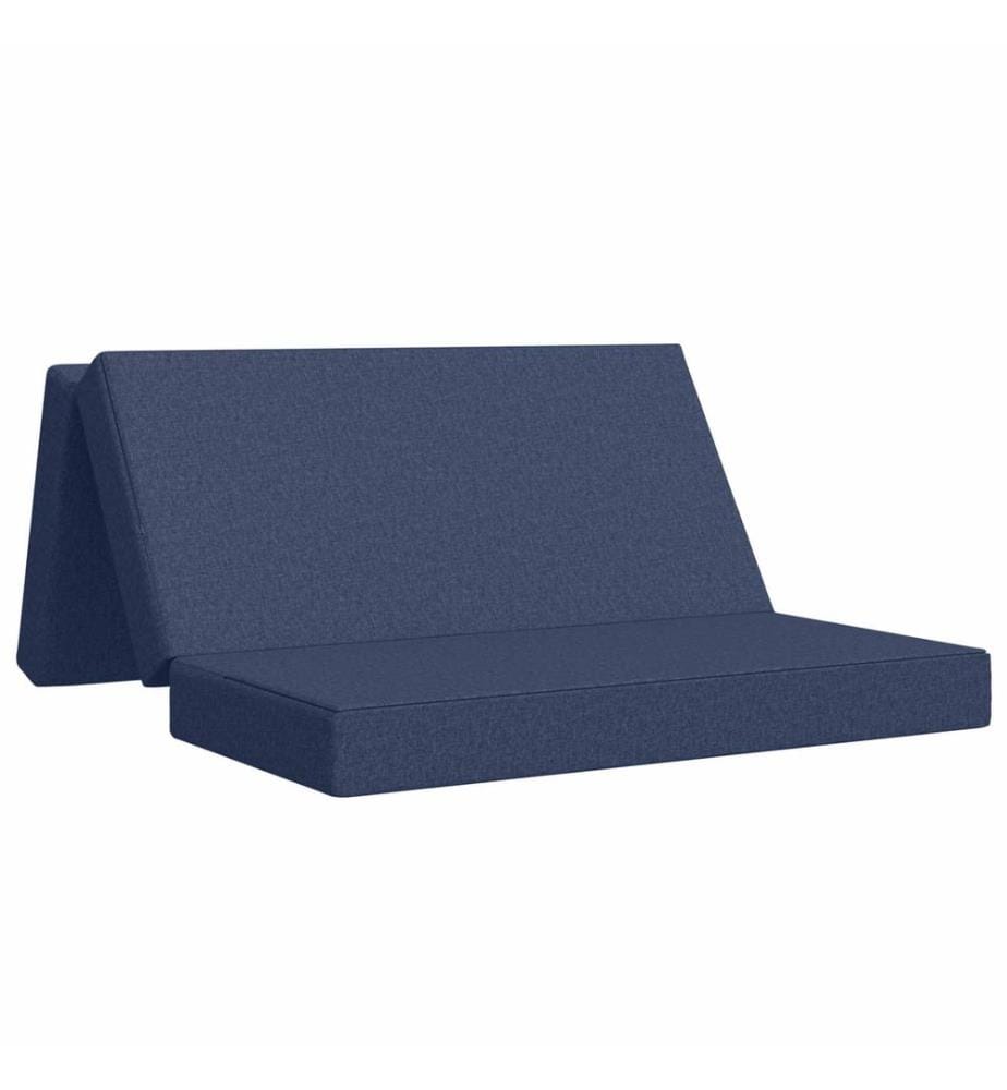 Klappsofa Bett 140 x 67 x 45 cm Blau
