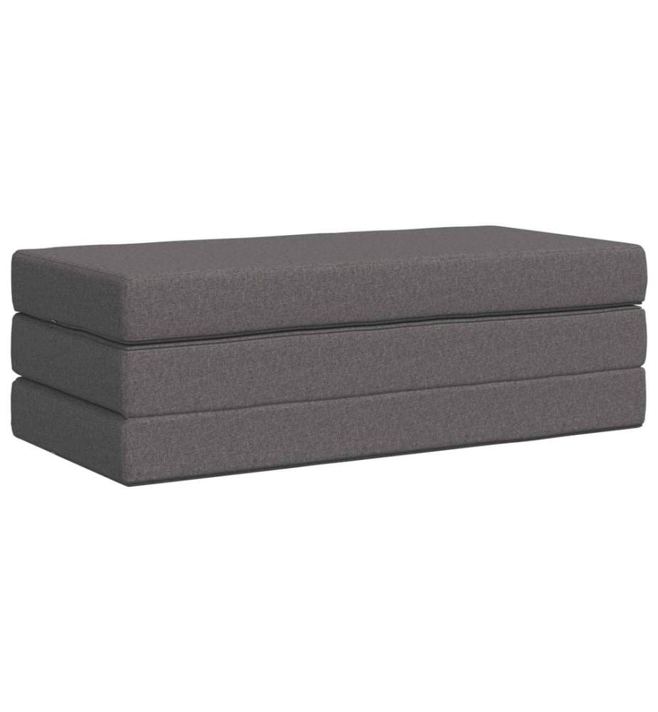 Klappsofa Bett 160 x 67 x 45 cm Hellgrau